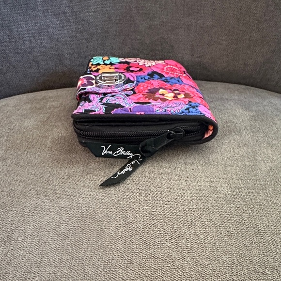 Vera Bradley Floral Fiesta Turn Lock Wallet - Picture 6 of 8